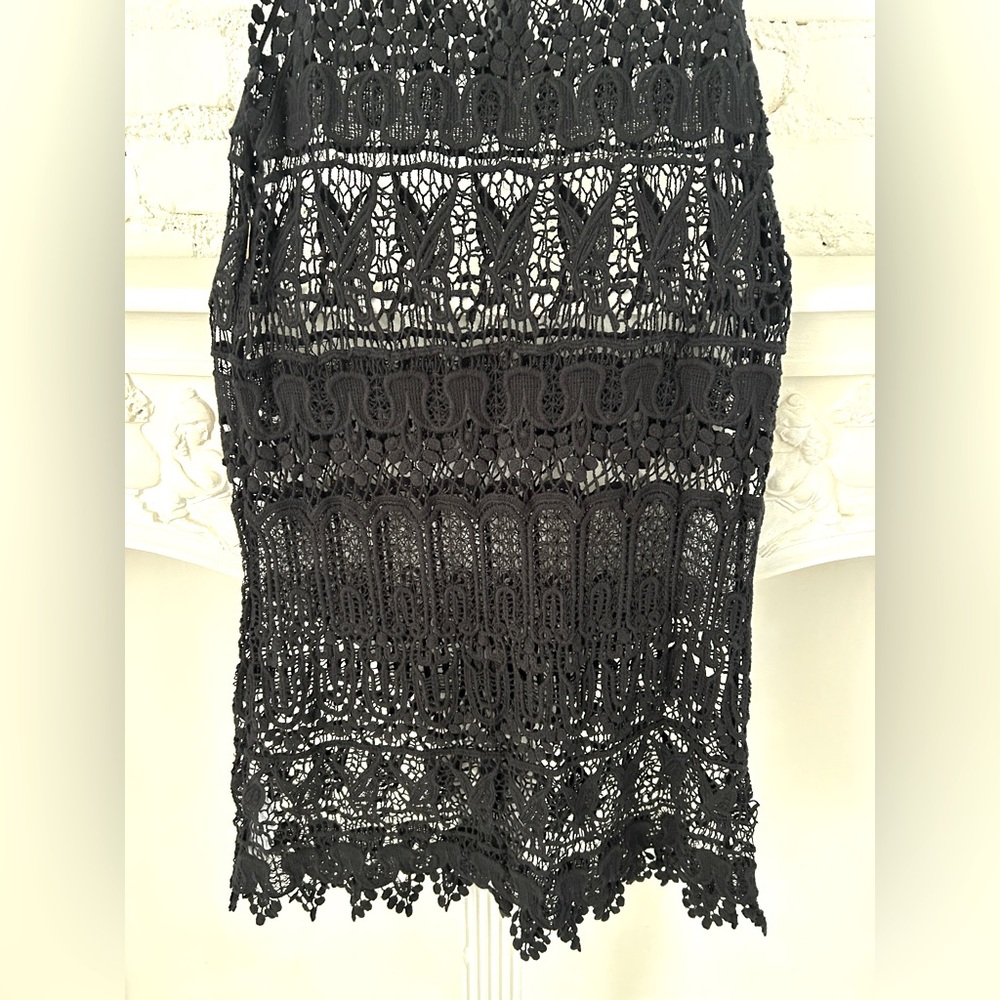 Forever 21 Black Butterfly and Floral Crochet Dress
Size: Small
NWT - Picture 12 of 12